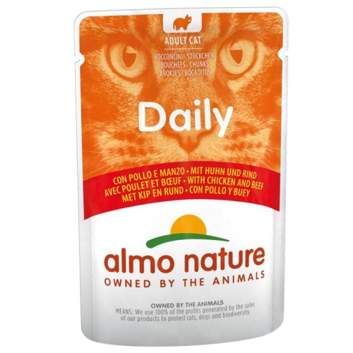 Almo Daily Adult Huhn & Rind 70g